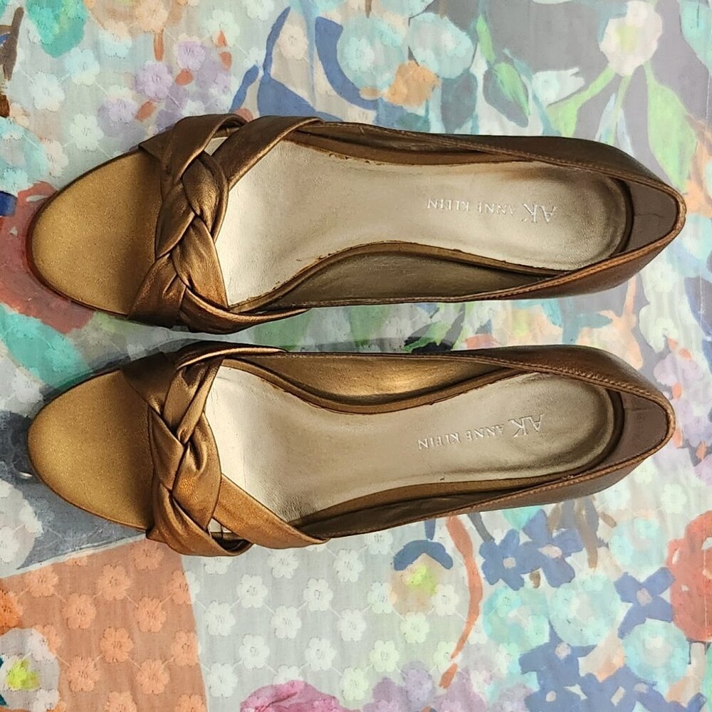 Anne Klein Gold Shoes